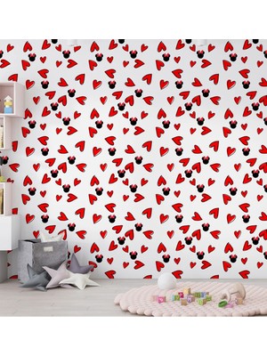 Kalpler Kız Çocuk Odası Duvar Kağıdı -Isı ve Ses Yalıtımı Yırtılmaz