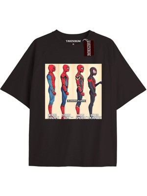 Tarz Sokak Spider-Man Gazete Baskı Model No Way Home Tshirt