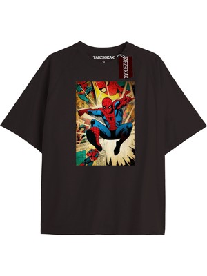 Tarz Sokak Spider-Man Gazete Baskı Model No Way Home Tshirt