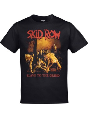 Tarz Sokak Skid Row Slave To The Grind Baskılı  Siyah