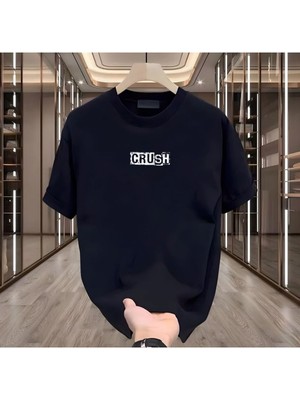 Tarz Sokak  Crush Baskılı Siyah
