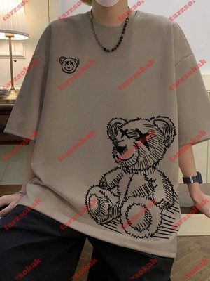 Tarzsokak Model 3218 Erkek Yazlık Yuvarlak Yaka Kısa Kollu Günlük Tişört, Yaz