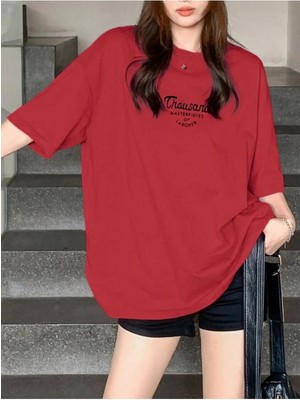 Tarzsokak Thousand Baskılı Pamuklu Kısa Kol (Oversize)