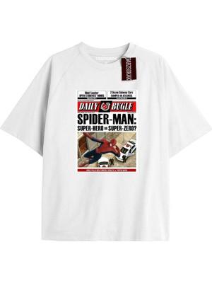 Tarz Sokak Spider-Man Gazete Baskı Model No Way Home Tshirt