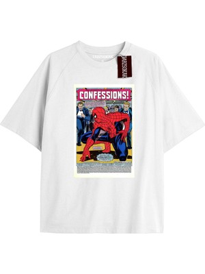 Tarz Sokak Spider-Man Gazete Baskı Model No Way Home Tshirt