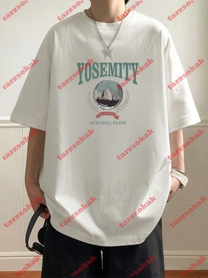 Tarzsokak Model 3303 Erkek Yazlık Yuvarlak Yaka Kısa Kollu Günlük Tişört, Yaz