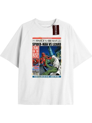 Tarz Sokak Spider-Man Gazete Baskı Model No Way Home Tshirt