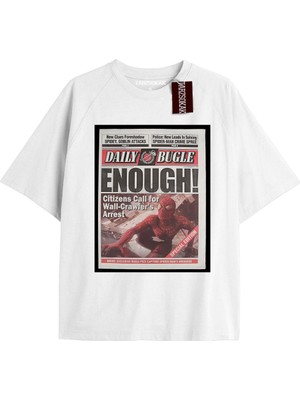 Tarz Sokak Spider-Man Gazete Baskı Model No Way Home Tshirt