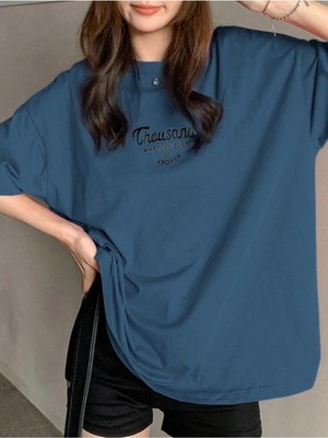 Tarzsokak Thousand Baskılı Pamuklu Kısa Kol (Oversize)