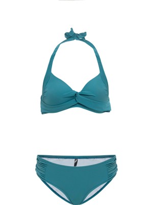 Aquaviva Kadın Zümrüt Violet  Boyundan Baglı  Bikini Takımı