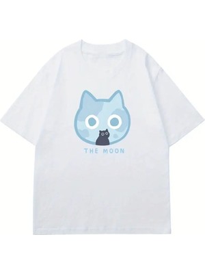 Tarzsokak The Cat Moon Oversize Unisex