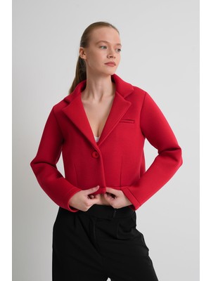 Alexandergardı Astarsız Crop Blazer Ceket