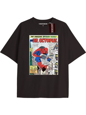 Tarz Sokak Spider-Man Gazete Baskı Model No Way Home Tshirt