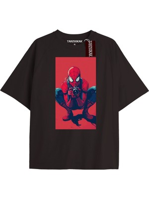 Tarz Sokak Spider-Man Gazete Baskı Model No Way Home Tshirt