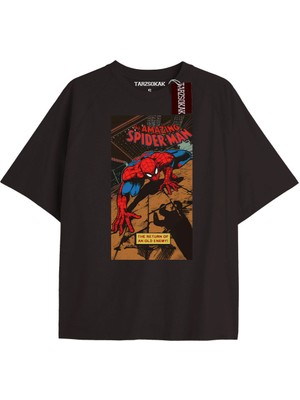 Tarz Sokak Spider-Man Gazete Baskı Model No Way Home Tshirt