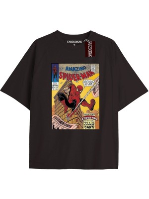 Tarz Sokak Spider-Man Gazete Baskı Model No Way Home Tshirt