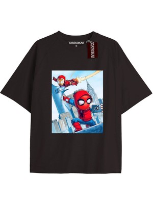 Tarz Sokak Spider-Man Gazete Baskı Model No Way Home Tshirt