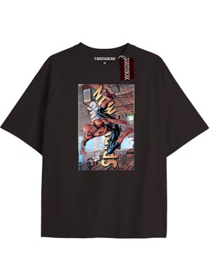 Tarz Sokak Spider-Man Gazete Baskı Model No Way Home Tshirt