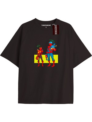 Tarz Sokak Spider-Man Gazete Baskı Model No Way Home Tshirt