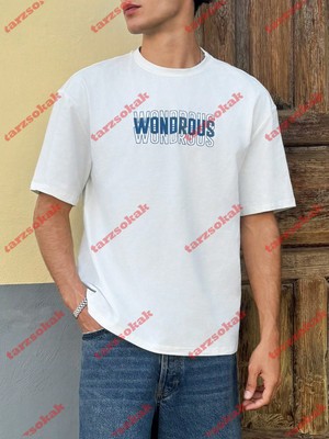 Tarzsokak Model 3285 Erkek Yazlık Yuvarlak Yaka Kısa Kollu Günlük Tişört, Yaz