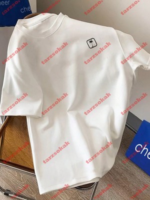 Tarzsokak Model 3467 Erkek Yazlık Yuvarlak Yaka Kısa Kollu Günlük Tişört, Yaz