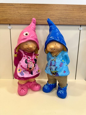 2'li Bahçe ve Kapı Polyester Cüceleri