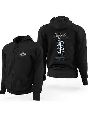 Emperor Live At Wacken Open Air 2006 Siyah Fermuarlı Limited Edition Kapşonlu Sweatshirt