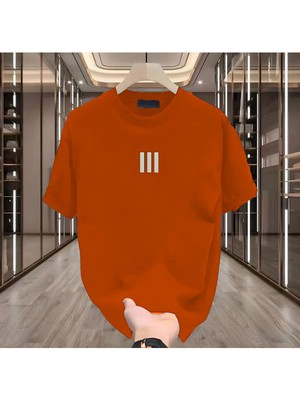 Tarz Sokak 3 Çizgi Baskılı Beyaz Erkek