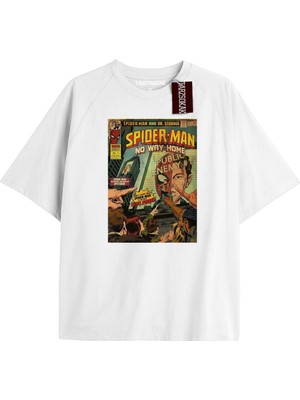 Tarz Sokak Spider-Man Gazete Baskı Model No Way Home Tshirt