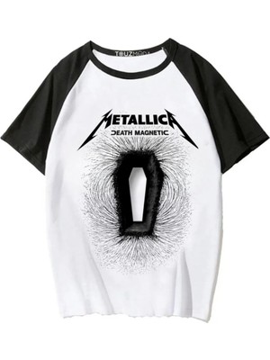 Tarzsokak Rock Serisi Metallica Death Magnetic Baskılı Unisex Oversize