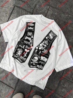 Tarzsokak Model 3749 Erkek Yazlık Yuvarlak Yaka Kısa Kollu Günlük Tişört, Yaz