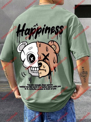 Tarzsokak Model 3241 Erkek Yazlık Yuvarlak Yaka Kısa Kollu Günlük Tişört, Yaz