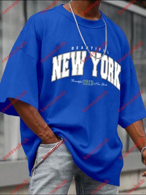 Tarzsokak Model 3342 Erkek Yazlık Yuvarlak Yaka Kısa Kollu Günlük Tişört, Yaz