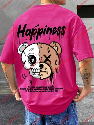 Tarzsokak Model 3370 Erkek Yazlık Yuvarlak Yaka Kısa Kollu Günlük Tişört, Yaz