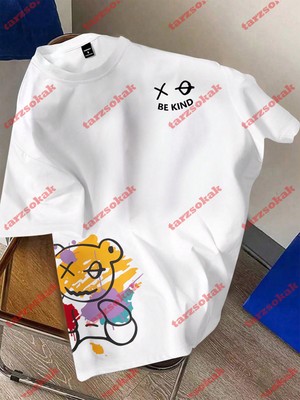 Tarzsokak Model 3706 Erkek Yazlık Yuvarlak Yaka Kısa Kollu Günlük Tişört, Yaz