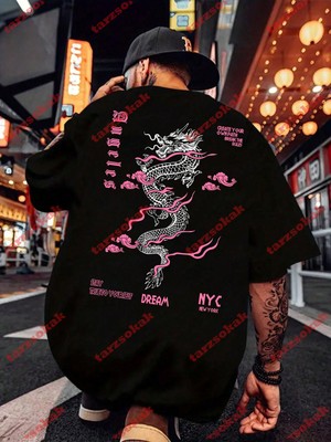 Tarzsokak Model 3462 Erkek Yazlık Yuvarlak Yaka Kısa Kollu Günlük Tişört, Yaz