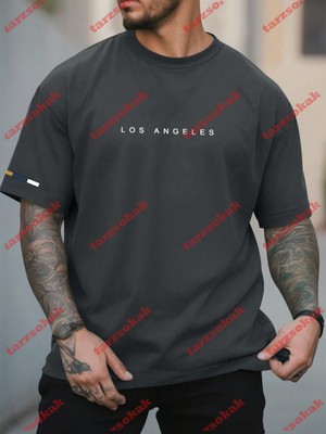 Tarzsokak Model 3897 Erkek Yazlık Yuvarlak Yaka Kısa Kollu Günlük Tişört, Yaz