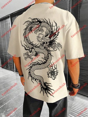 Tarzsokak Model 3208 Erkek Yazlık Yuvarlak Yaka Kısa Kollu Günlük Tişört, Yaz