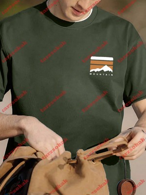 Tarzsokak Model 3504 Erkek Yazlık Yuvarlak Yaka Kısa Kollu Günlük Tişört, Yaz