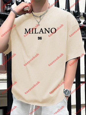 Tarzsokak Model 3908 Erkek Yazlık Yuvarlak Yaka Kısa Kollu Günlük Tişört, Yaz