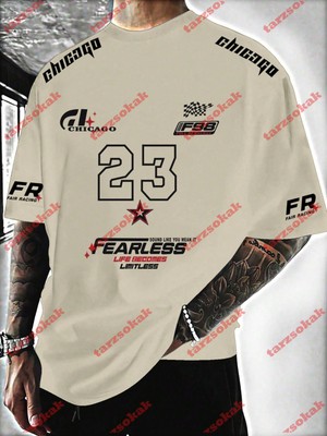 Tarzsokak Model 3352 Erkek Yazlık Yuvarlak Yaka Kısa Kollu Günlük Tişört, Yaz