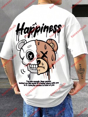 Tarzsokak Model 3656 Erkek Yazlık Yuvarlak Yaka Kısa Kollu Günlük Tişört, Yaz