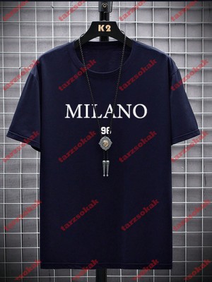 Tarzsokak Model 3799 Erkek Yazlık Yuvarlak Yaka Kısa Kollu Günlük Tişört, Yaz