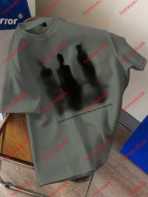 Tarzsokak Model 3713 Erkek Yazlık Yuvarlak Yaka Kısa Kollu Günlük Tişört, Yaz