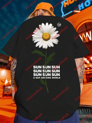 Tarzsokak Model 3998 Erkek Yazlık Yuvarlak Yaka Kısa Kollu Günlük Tişört, Yaz