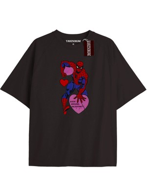 Tarz Sokak Spider-Man Gazete Baskı Model No Way Home Tshirt