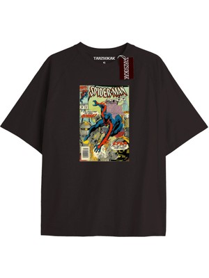 Tarz Sokak Spider-Man Gazete Baskı Model No Way Home Tshirt