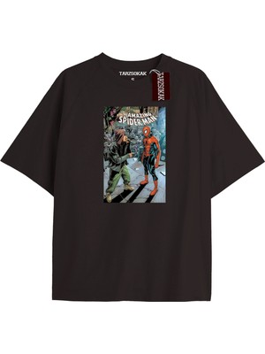 Tarz Sokak Spider-Man Gazete Baskı Model No Way Home Tshirt