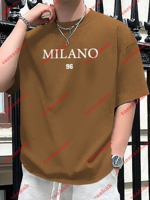 Tarzsokak Model 3908 Erkek Yazlık Yuvarlak Yaka Kısa Kollu Günlük Tişört, Yaz