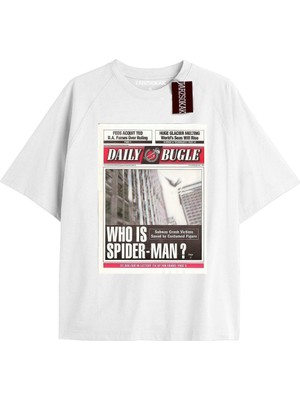 Tarz Sokak Spider-Man Gazete Baskı Model No Way Home Tshirt